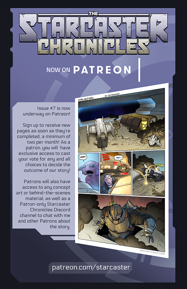 The Starcaster Chronicles Now On Patreon