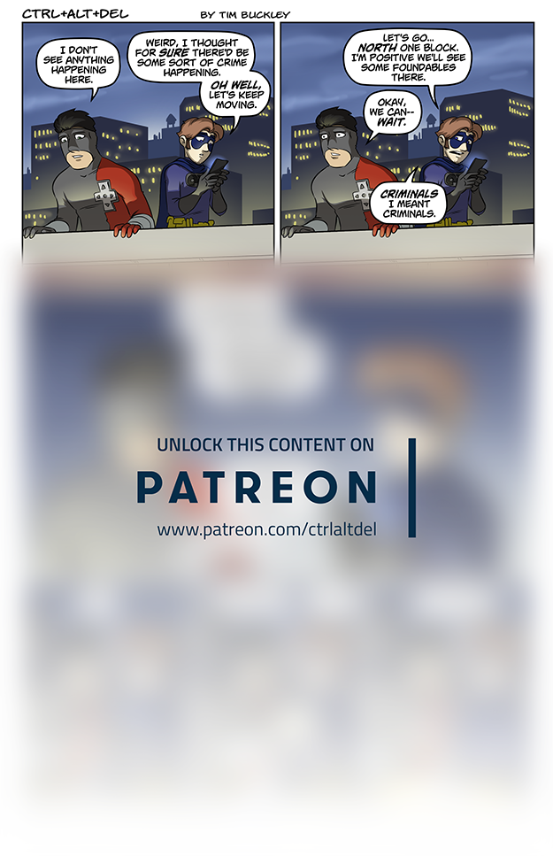 Support Us On Patreon For Extra Comics!