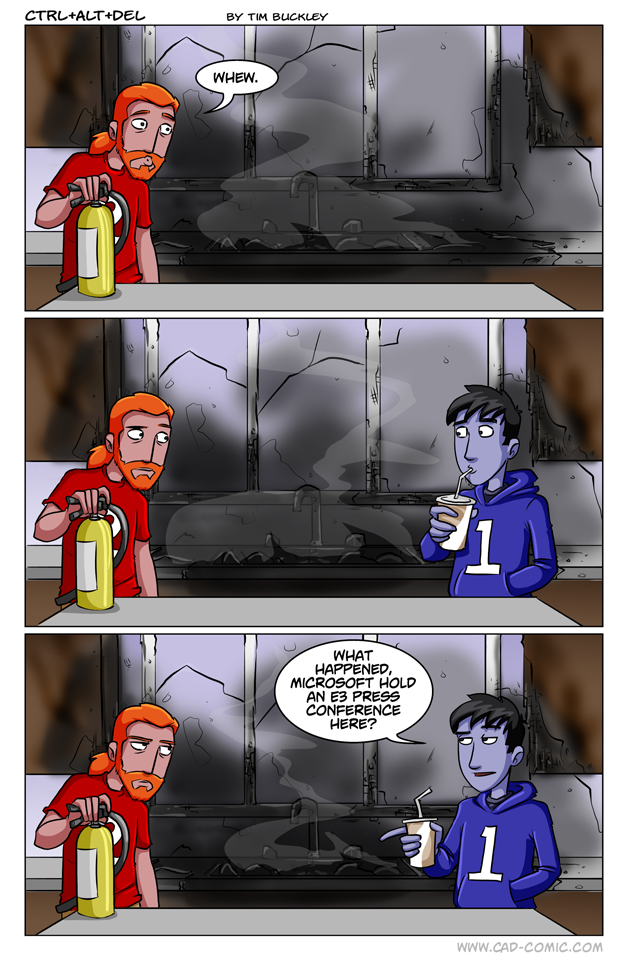 Down in flames