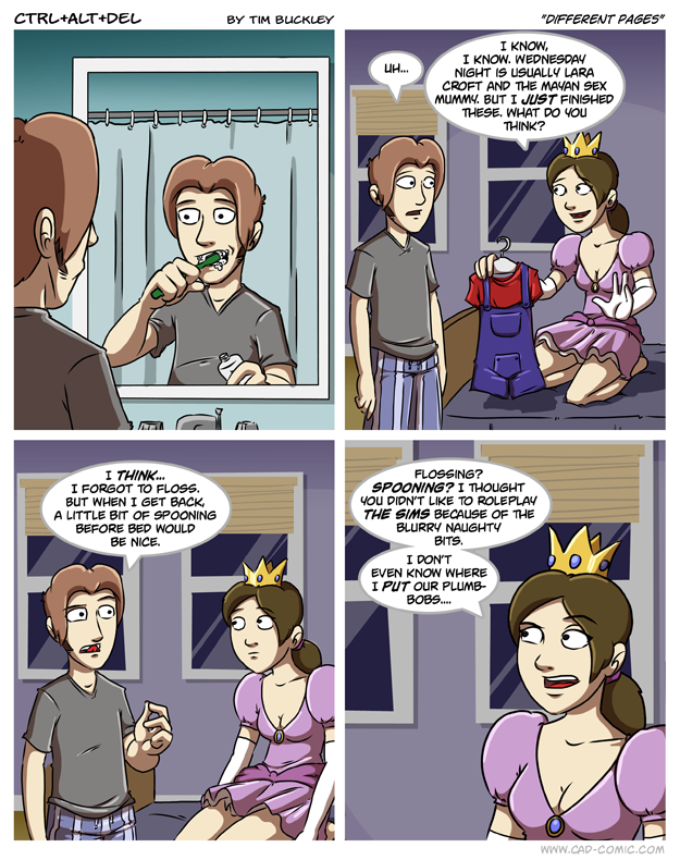 Different pages