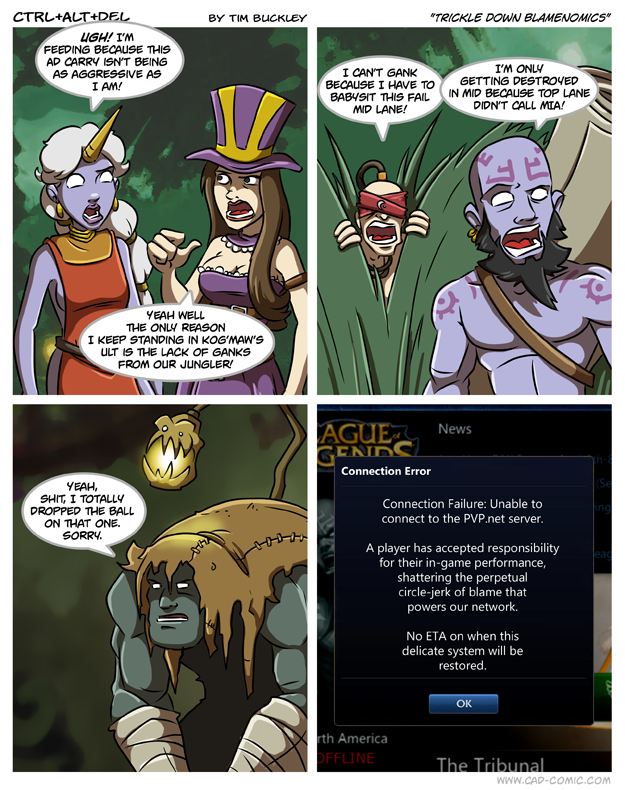 Trickle down blamenomics