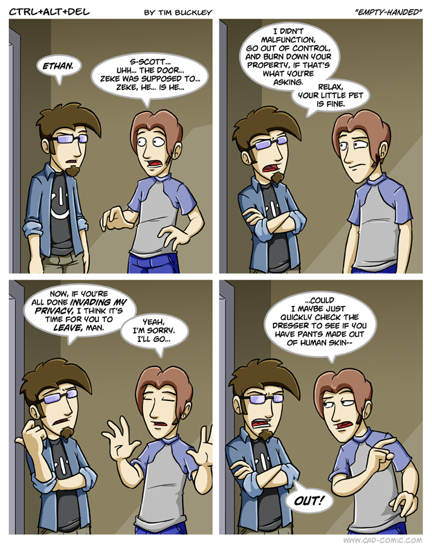 Empty-handed