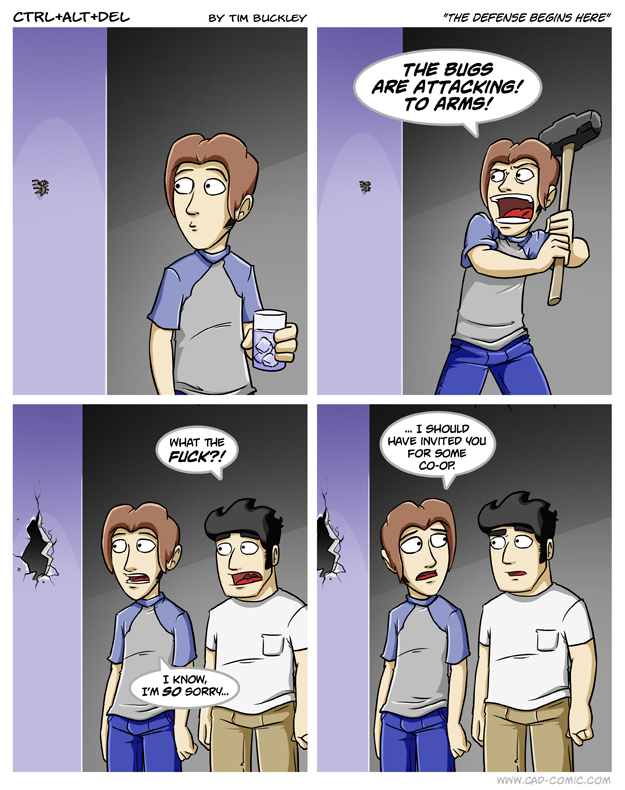 The defense begins here