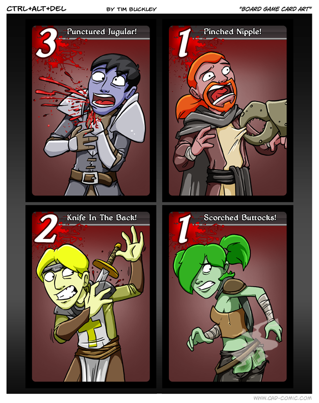 Board Game Card Art