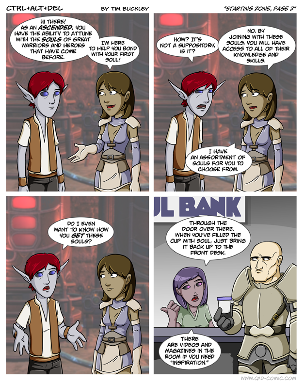 Starting zone, page 2