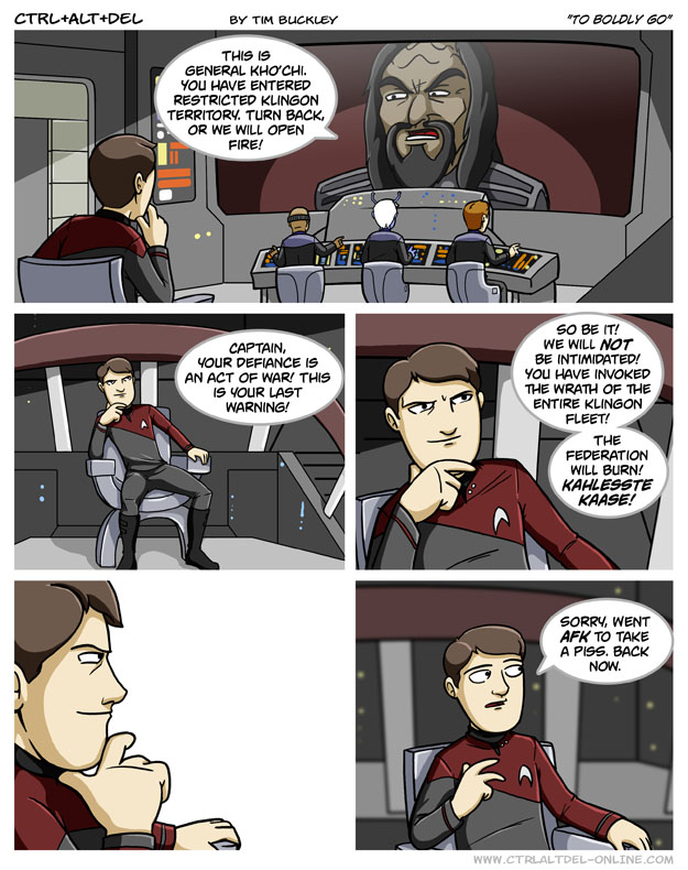 To boldly go