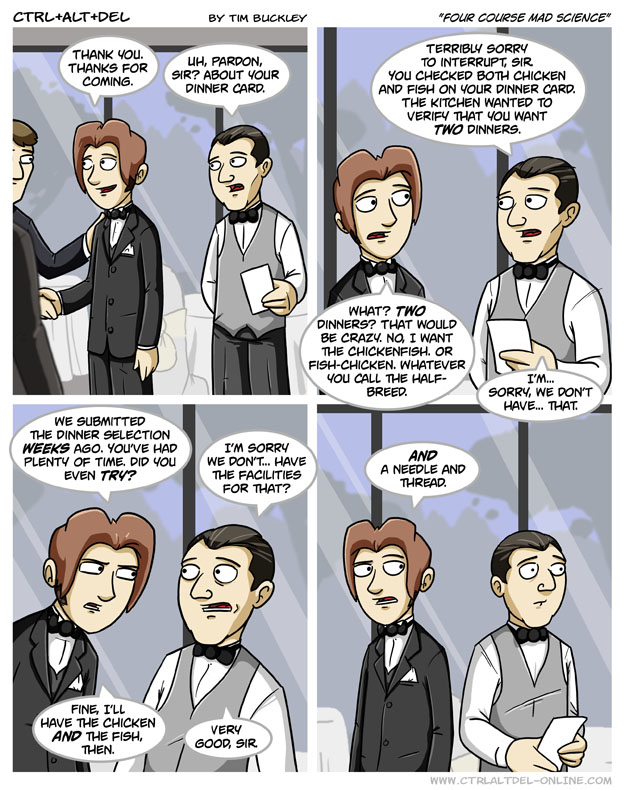 Four course mad science