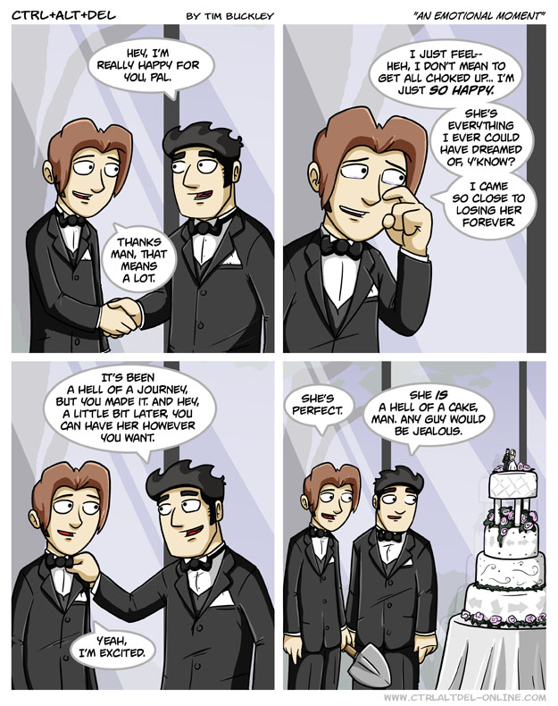 An emotional moment