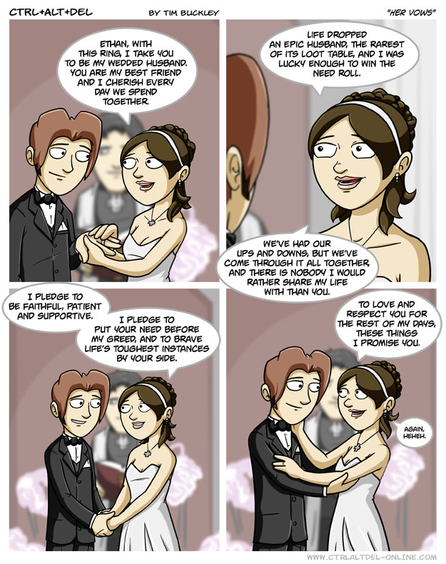 Her vows