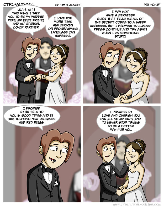 His vows