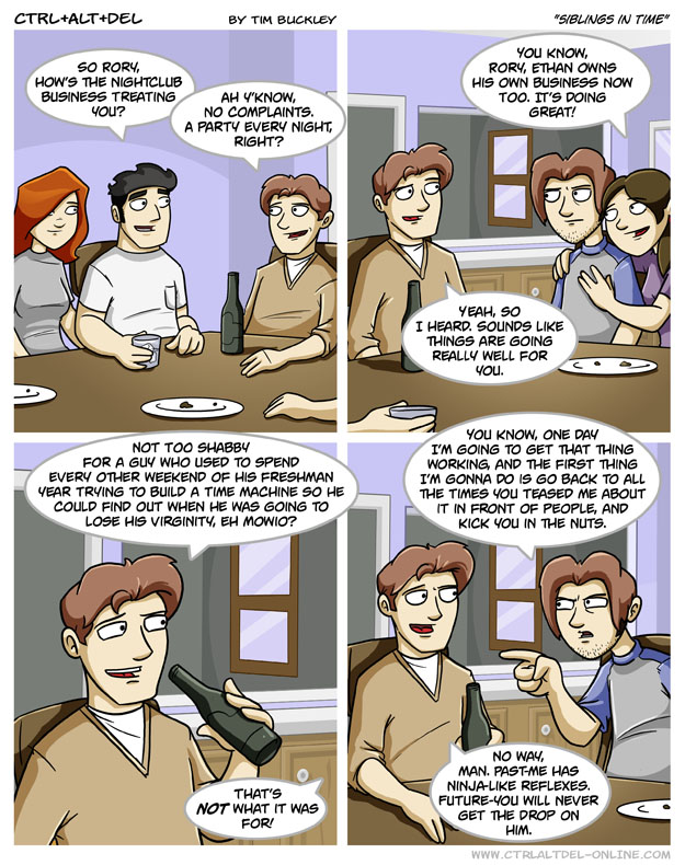 Siblings in time