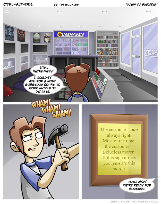 Down to business