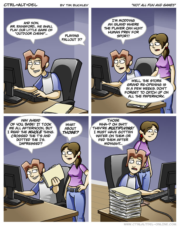 Not all fun and games