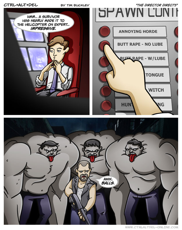 The director directs