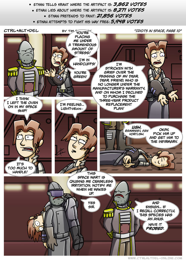 Idiots in space, page 10