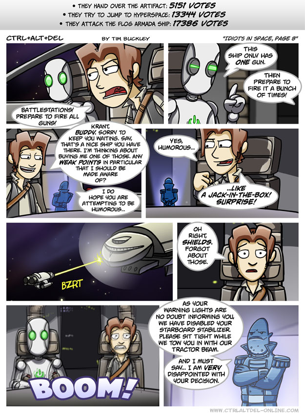 Idiots in space, page 8