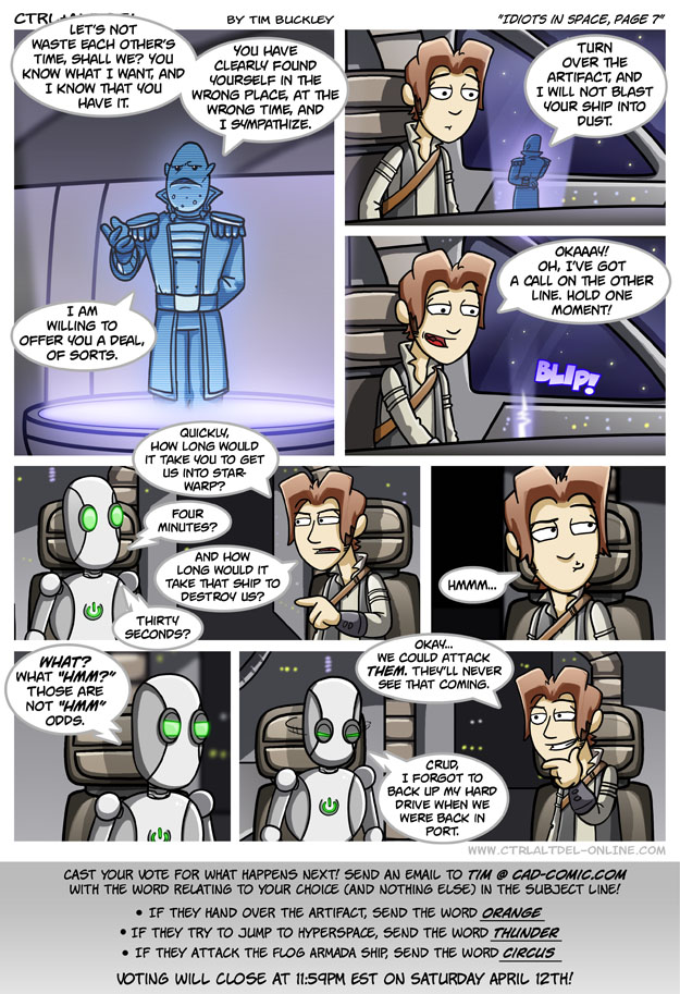 Idiots in space, page 7
