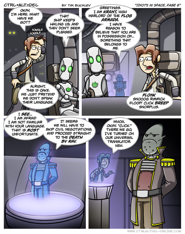 Idiots in space, page 6