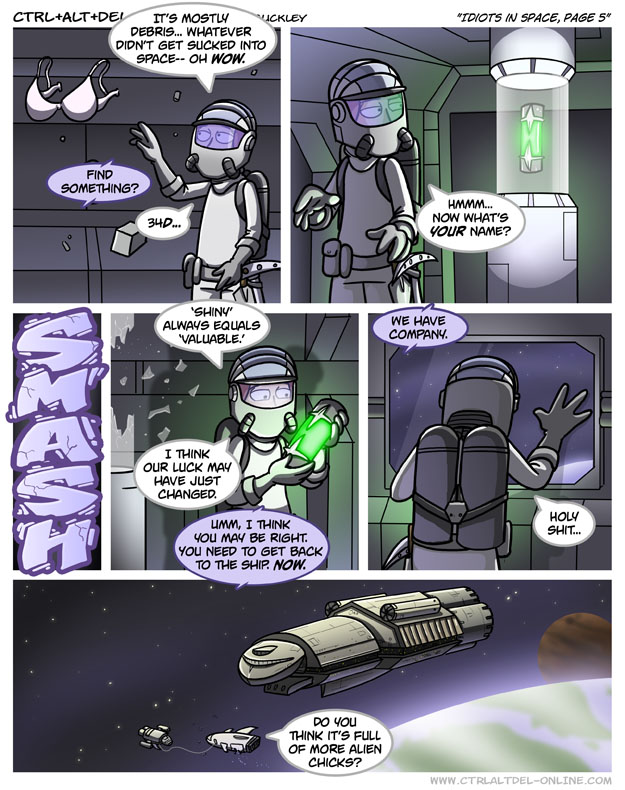 Idiots in space, page 5