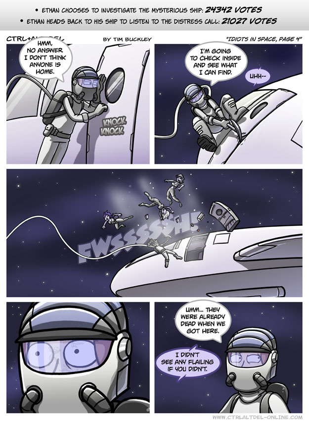 Idiots in space, page 4