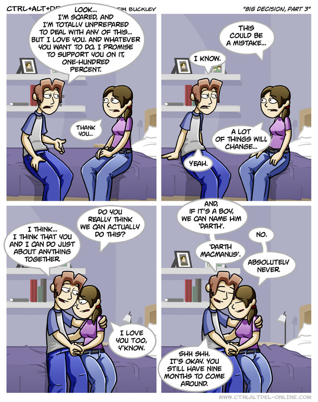 Big decision, part 3