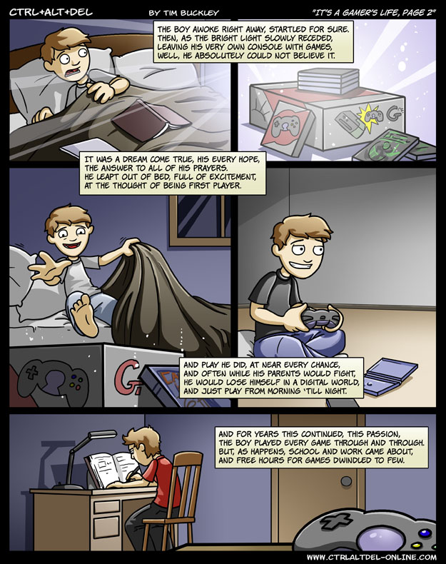 It’s a gamer’s life, page 2