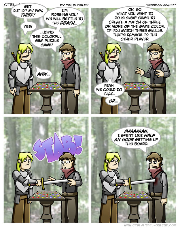 Puzzled quest