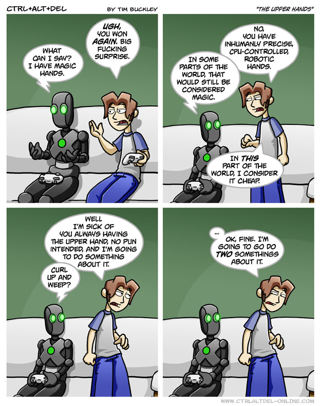 The upper hands