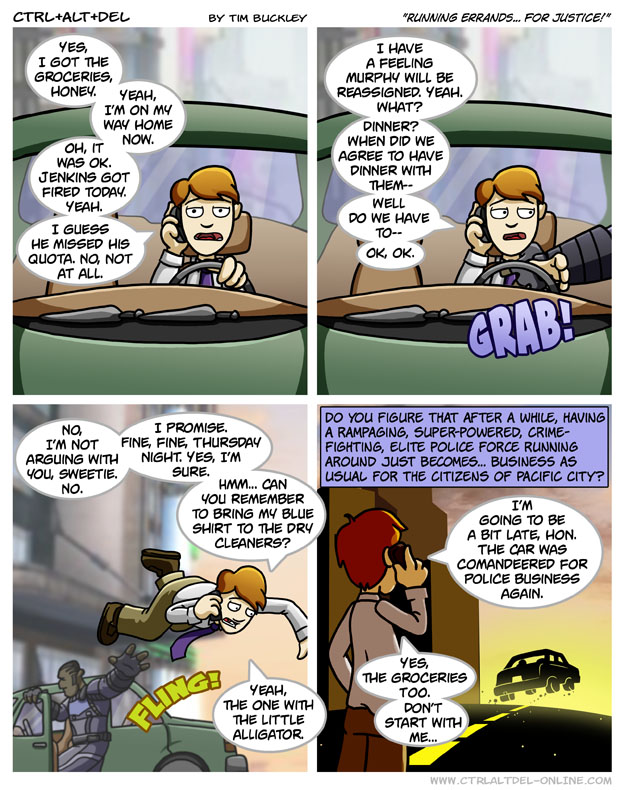 Running errands… for justice!