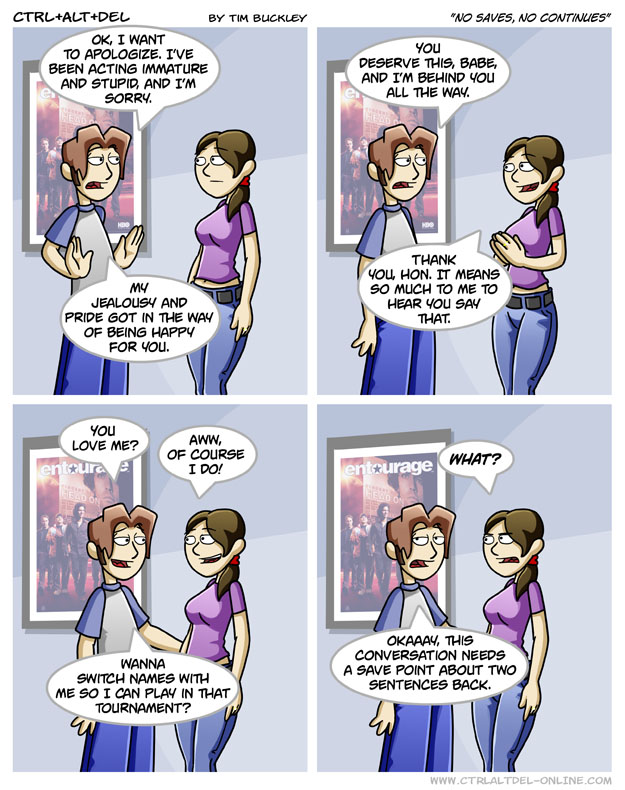 No saves, no continues