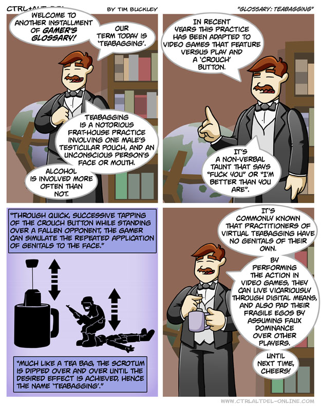 Glossary: Teabagging