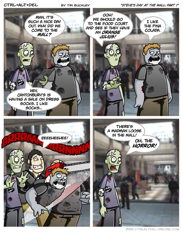 Steve’s day at the mall: Part 1