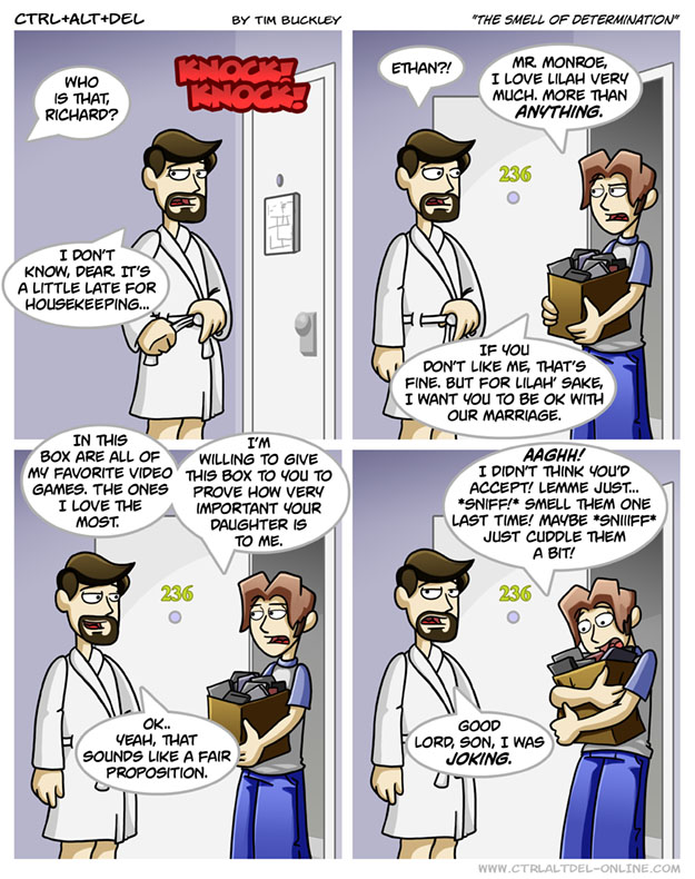 The smell of determination