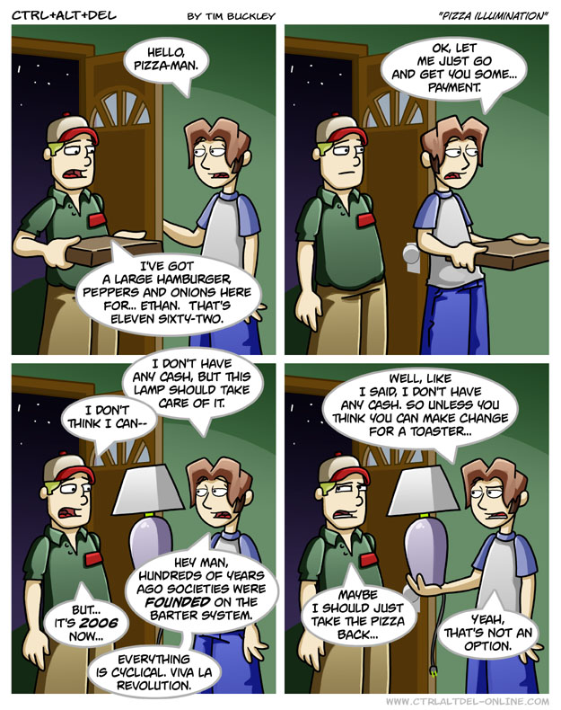 Pizza illumination