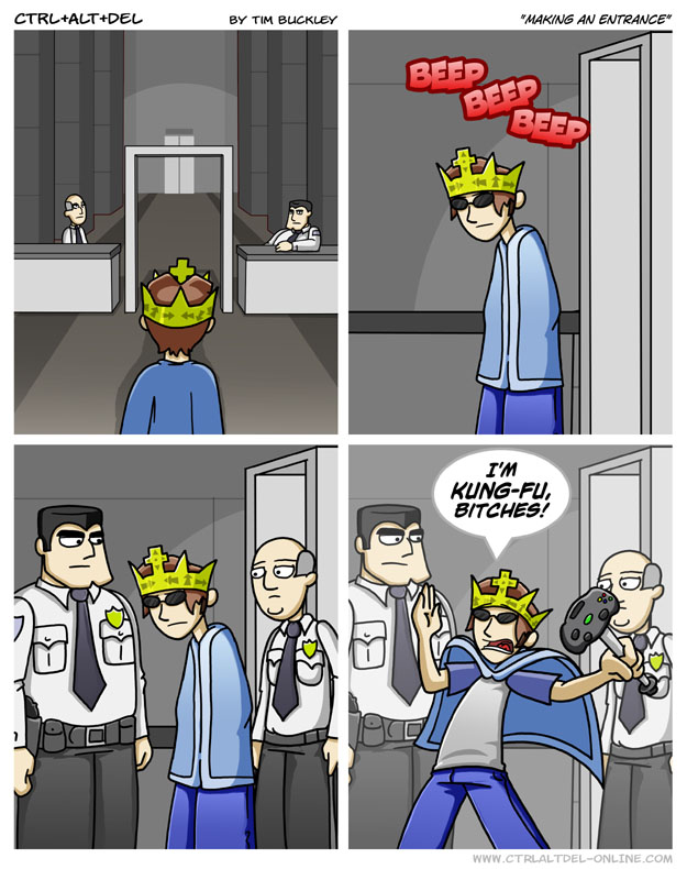 Making an entrance
