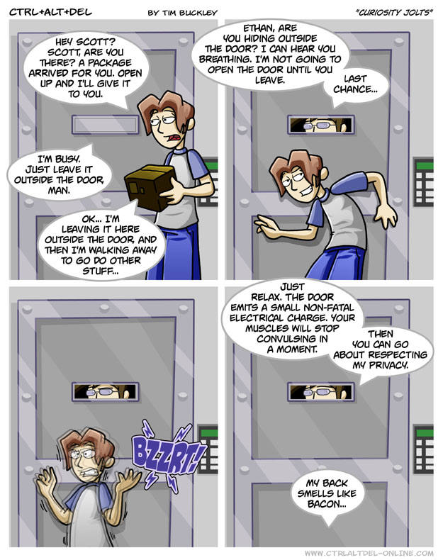 Curiosity jolts