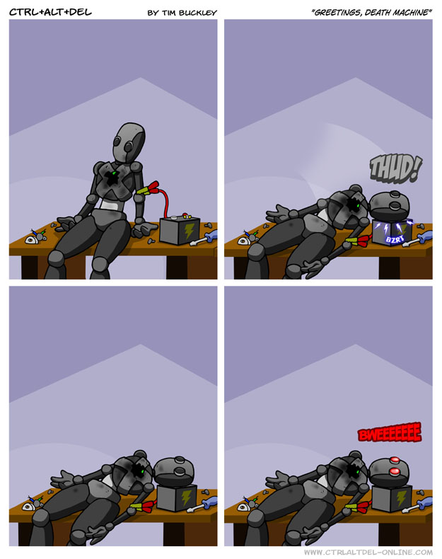 Greetings, death machine