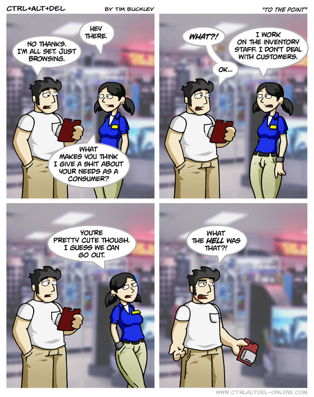 To the point