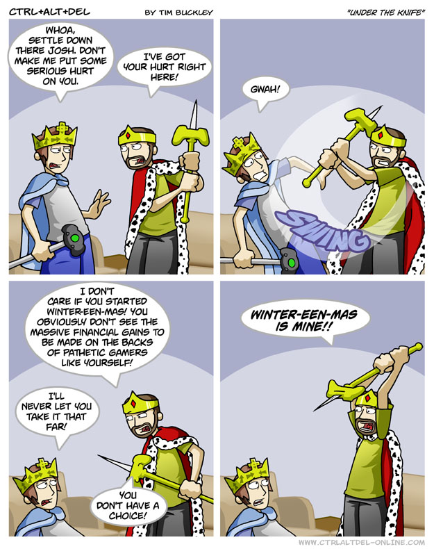 Under the knife