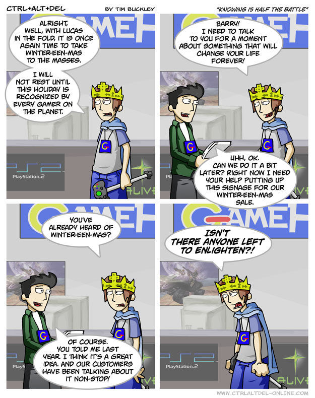 Knowing is half the battle