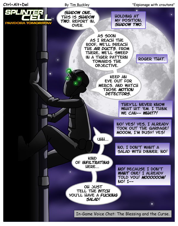 Espionage with croutons