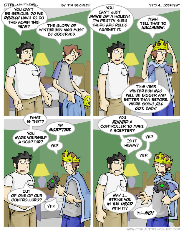 It’s a… scepter