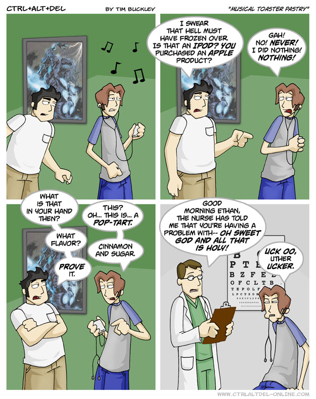 Musical toaster pastry