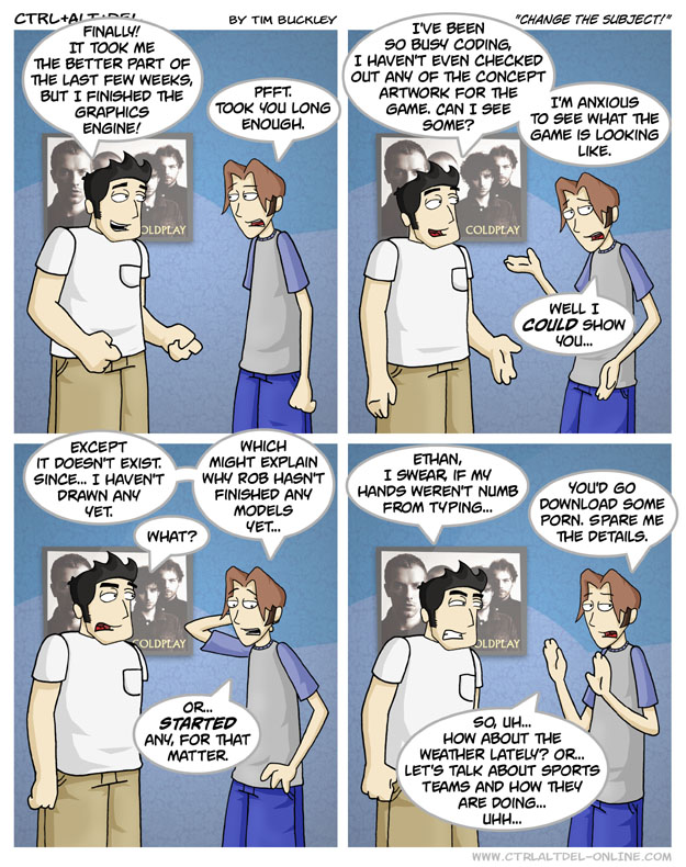 Change the subject!