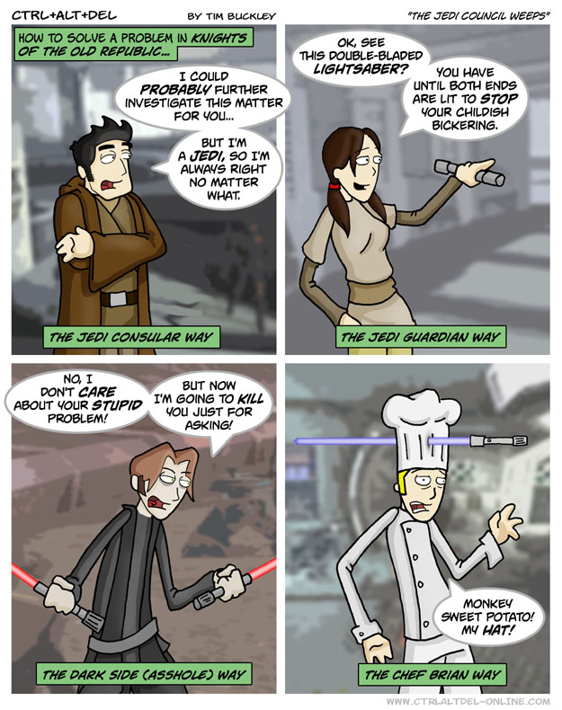 The Jedi council weeps