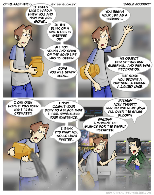 Saying goodbye