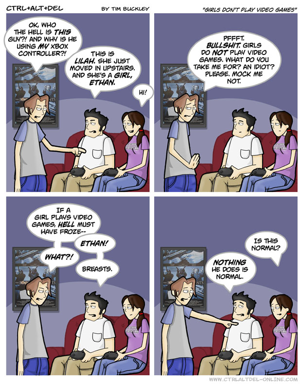 Girls don’t play video games