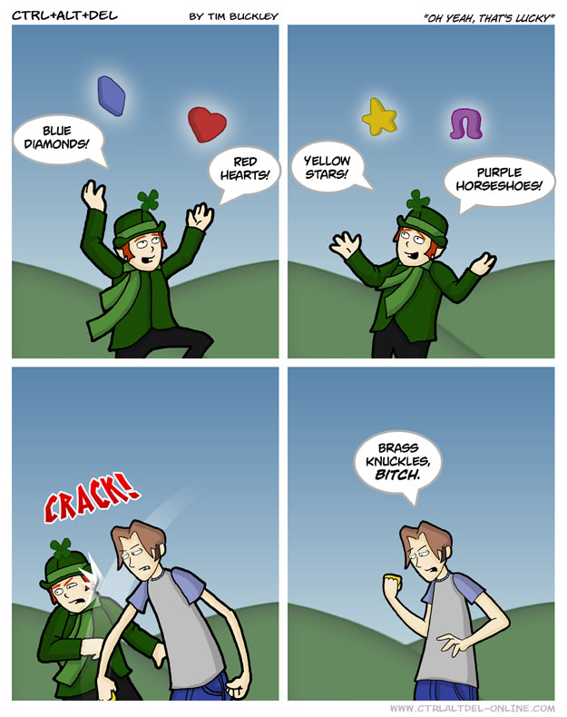 Oh yeah, that’s lucky