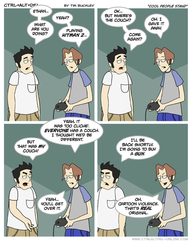 Cool people stand