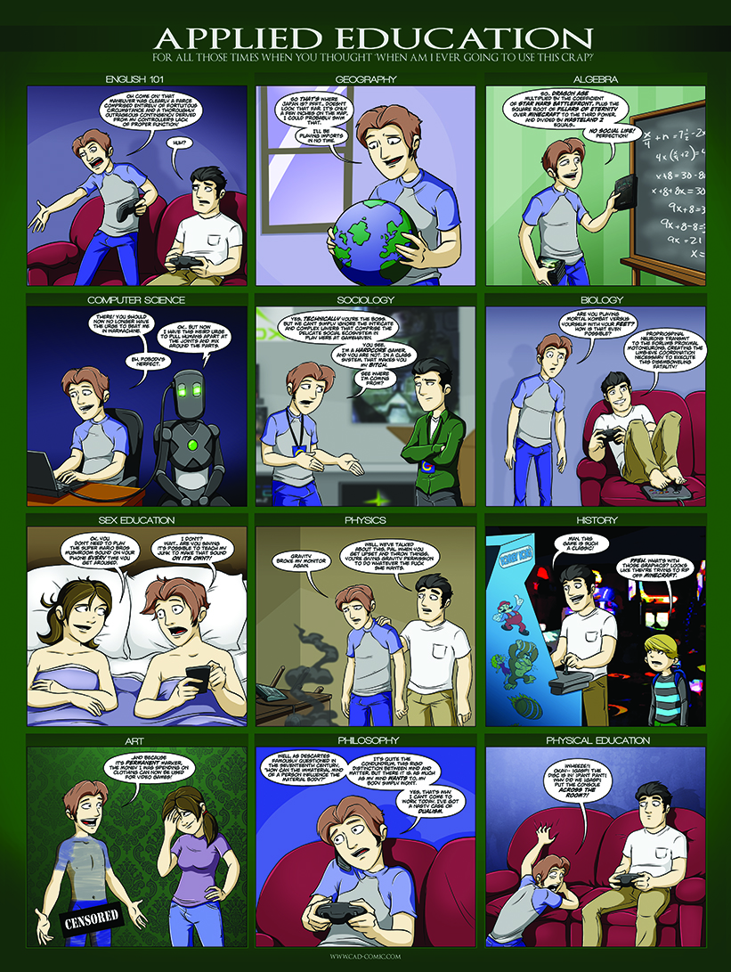 Applied Education Poster - Ctrl+Alt+Del Comic Ctrl+Alt+Del